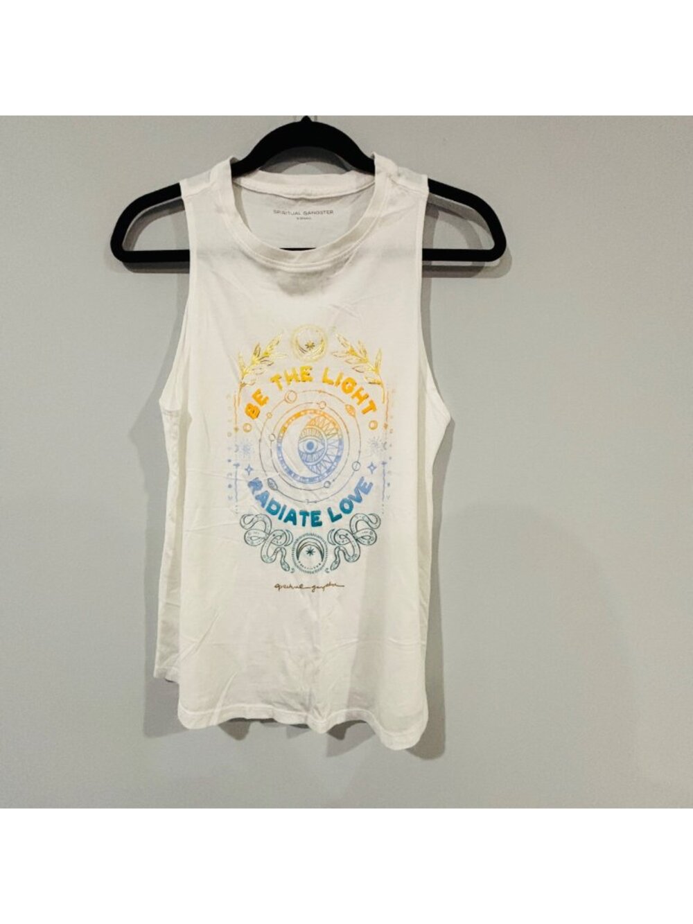 Spiritual Gamgster The Light Jade Muscle Tank Size XS